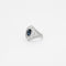 Bague 45 Bague bandeau or gris avec saphir et diamants 58 Facettes 240066