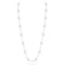 Collier Sautoir Van Cleef et Arpels Alhambra or blanc 750 et nacre 58 Facettes 1225