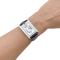 Montre Montre Cartier, "Tank Basculante", acier, cuir. 58 Facettes 34713