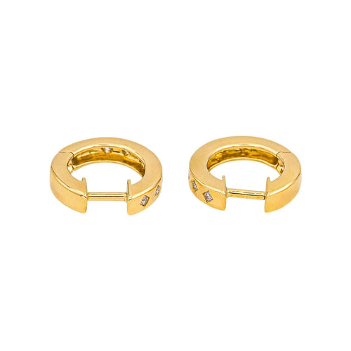Boucles d'oreilles Boucles d'oreilles  Créoles  Or jaune Diamant 58 Facettes 4870192CN