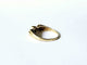 Bague 53 Bague or jaune, saphir et diamants 58 Facettes