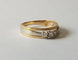 54 Bague or jaune et blanc, diamants 58 Facettes