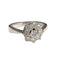 Bague 54 Bague design contemporain du XXème siècle en or avec diamants 58 Facettes Q86B