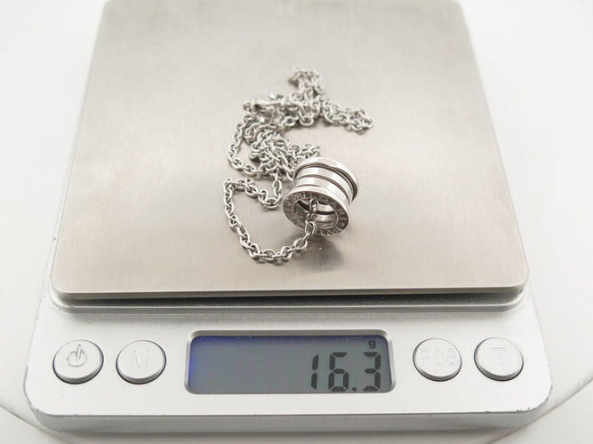 Collier collier BULGARI b.zero 1 358347 en or blanc 18k 16.3gr 58 Facettes 266235