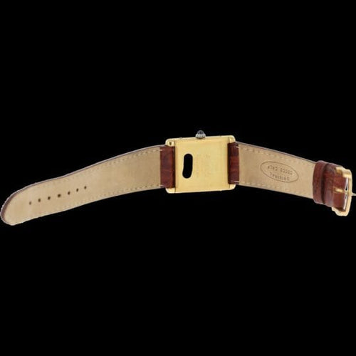 Montre Cartier Montre Tank Vermeil 58 Facettes MT43313
