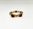 Bague Cartier - Bague Vintage or jaune, rubis et diamants 58 Facettes