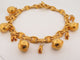 Collier vintage collier CELINE breloques arc de triomphe & spheres logo dore 58 Facettes 260608