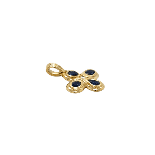 Pendentif Pendentif or jaune Diamant et Saphirs 58 Facettes 12065/19