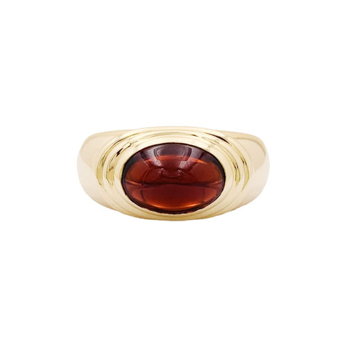 Bague 53 Bague Boucheron, "Jaïpur", or jaune, grenat. 58 Facettes 35022