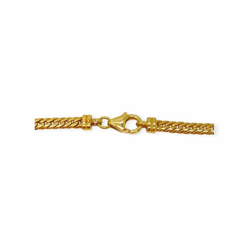 Collier Collier maille anglaise en or jaune 58 Facettes 330080095