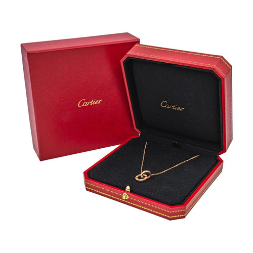 Collier Cartier Collier Love Or rose Diamant 58 Facettes 4944058RV