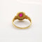 Bague 48 Bague or rubis & diamants 58 Facettes