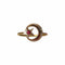 Bague 53 BAGUE OR ROSE LUNE ET ETOILE RUBIS 58 Facettes