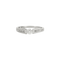 Bague Bague diamant solitaire et pavage diamants 58 Facettes