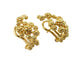 Boucles d'oreilles GILBERT ALBERT. Boucles d'oreilles or jaune 18K 58 Facettes