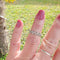 Bague 50 Bague Alliance or blanc diamants 58 Facettes AA 1696