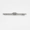 Broche Broche barrette en platine ornée de diamants 58 Facettes 240373