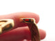 Bracelet vintage bracelet CARTIER double c tisse or jaune 18k jonc 33.3gr   boite 58 Facettes 267461
