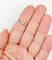 Bague 51.5 Bague victorienne or rose et argent, diamant et diamants 58 Facettes A05591