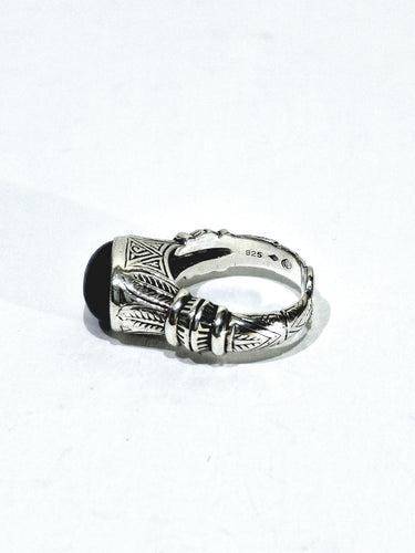 Bague 57 Bague Argent et Lapis 58 Facettes