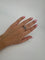 Bague 53 Bague 19eme or jaune 750 et 7 diamants tailles anciennes 0.50 carats total 58 Facettes 1239