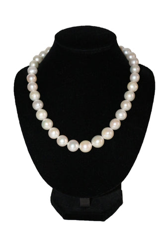 Collier Collier De Grosses Perles De Culture Crème 58 Facettes 101