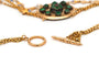 Collier Collier Napoléon III en or jaune 18 carats et émail serti de strass 58 Facettes 13650