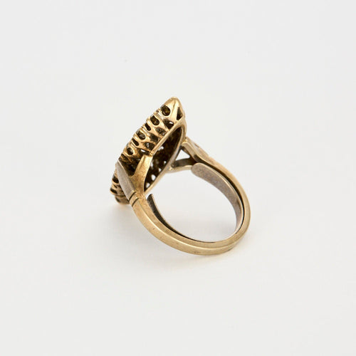 Bague 48 Bague Marquise Or Blanc Diamants 58 Facettes
