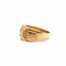 Bague 67 Chevalière or jaune et diamant 58 Facettes 12104/12