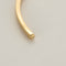 Bracelet Bracelet jonc ouvert en or jaune et diamants 58 Facettes CAN1352X4