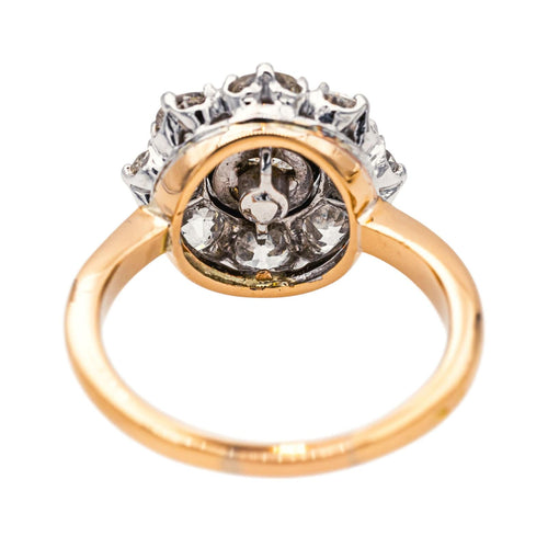 Bague 53 Bague Marguerite Or rose, Platine Diamant 58 Facettes 3904851CN