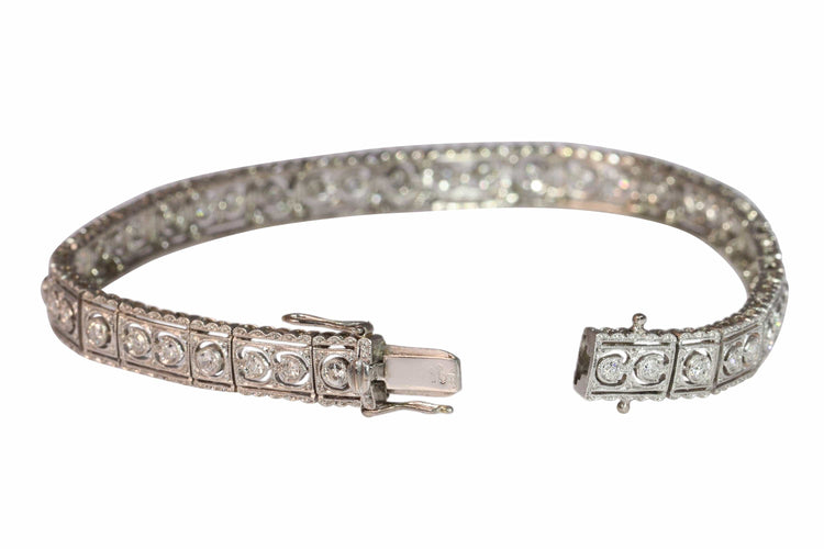 Bracelet Murmures des années 1920 – Bracelet d'inspiration Art déco avec grâce édouardienne 58 Facettes 25191-0323