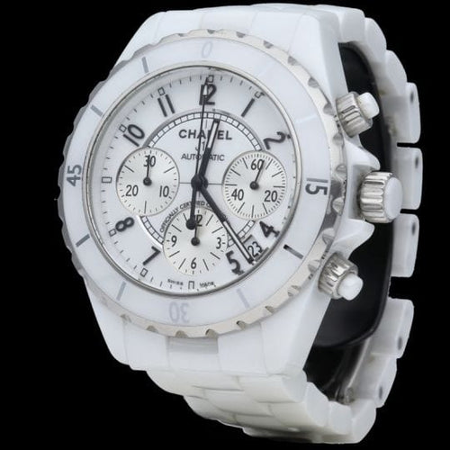 Montre Chanel Montre J-12 Chronographe Automatique Céramique 58 Facettes MT42481