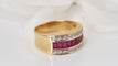 Bague Bague en or jaune, diamants et rubis 58 Facettes 31450
