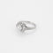 Bague 58 Bague solitaire en or gris et diamants 58 Facettes COL31343