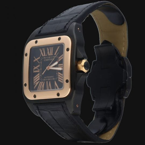 Montre Cartier Montre Santos 100 Xl Pvd 58 Facettes MT42143