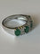 Bague 54 Bague Jonc Or Gris Emeraudes Diamants 58 Facettes LOT 6113
