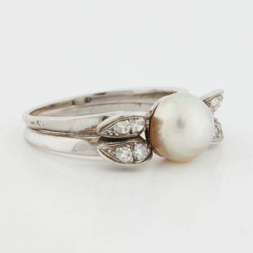 Bague 52 BAGUE EN OR BLANC ET PLATINE 18 CARATS 58 Facettes REF 10202/12