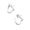 Boucles d'oreilles Boucles d'oreilles en or blanc et diamants baguette. 58 Facettes 34746