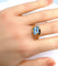 Bague 58 Bague or jaune aigue-marine et diamants 58 Facettes AB372