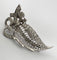 Broche Broche ancienne en platine et argent avec diamants 58 Facettes