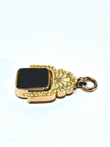 Pendentif Pendentif En Agathe Et En Jaspe Sanguin 58 Facettes
