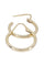 Boucles d'oreilles Boucles d'oreilles créoles or jaune 58 Facettes 093981