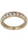 Bague 52 DEMI-ALLIANCE DIAMANTS 58 Facettes 88031