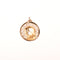 Dropsy-Médaille ancienne Vierge en or jaune
