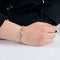Bracelet Bracelet or jaune et blanc, diamants 58 Facettes GULK208