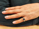 Bague 51 Bgaue chevalière jonc saphir diamants 58 Facettes DV-Faymin