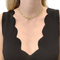 Collier Collier en or jaune, maillons ovales et diamants. 58 Facettes 34706