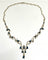 Collier Collier or rose clair, diamants et saphirs 58 Facettes