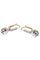 Boucles d'oreilles DORMEUSES DIAMANTS ART NOUVEAU 58 Facettes 087741